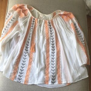 Sundance bohemian peasant top medium